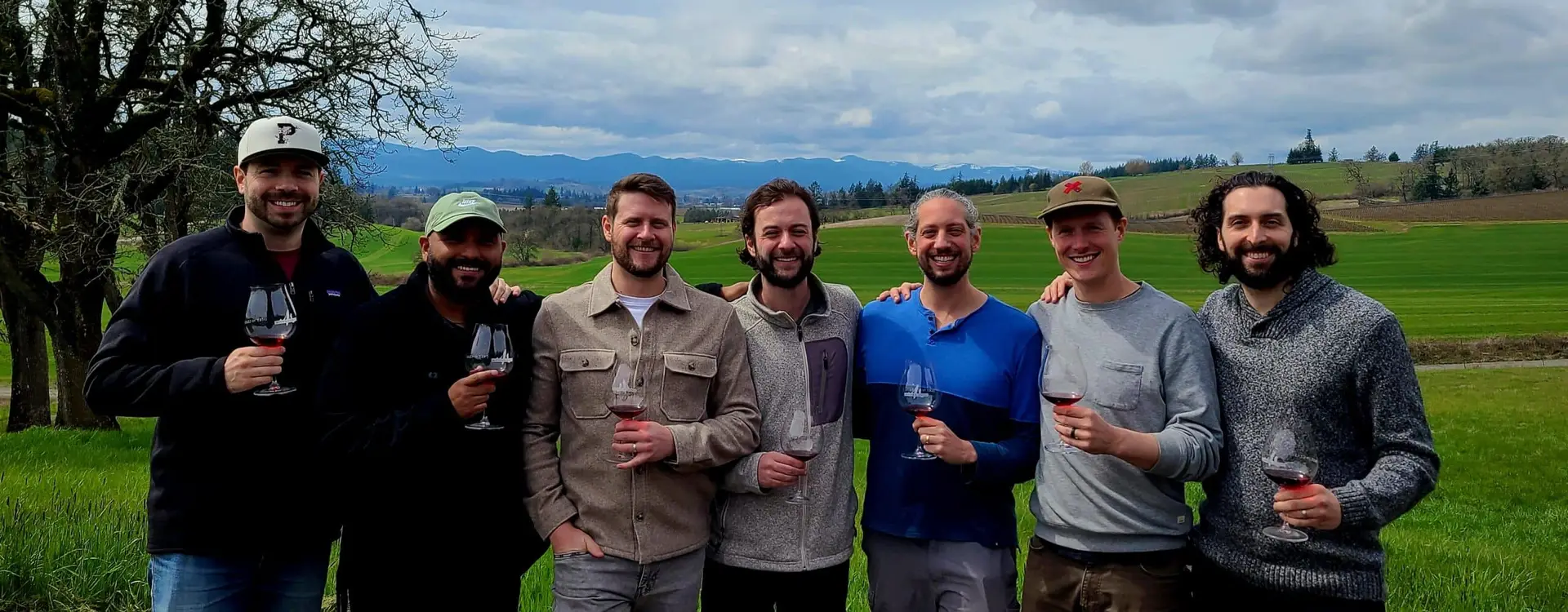 Vineyard on the Wine Country Tour route